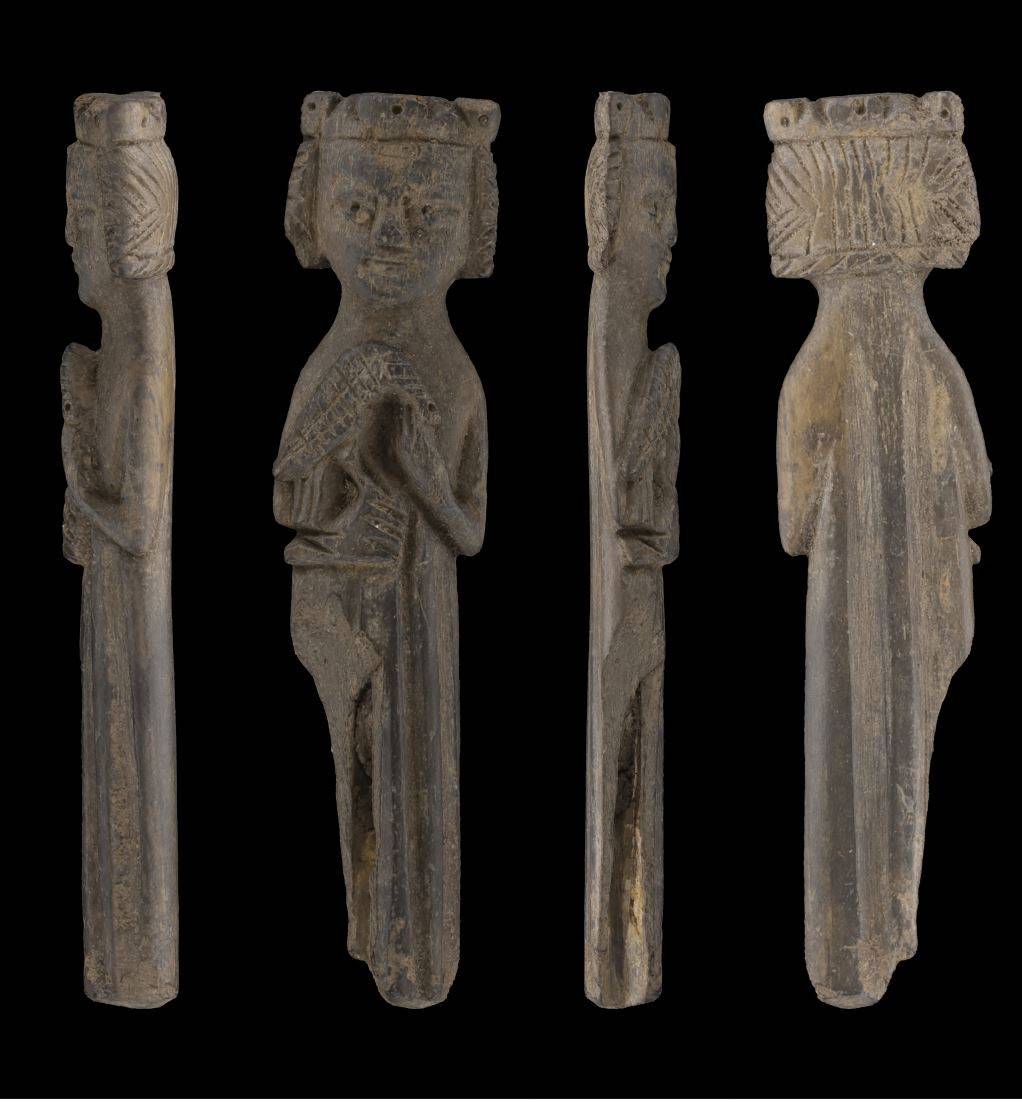 Het eerder gevonden figuur in de archeologische vindplaats rondom Oslo