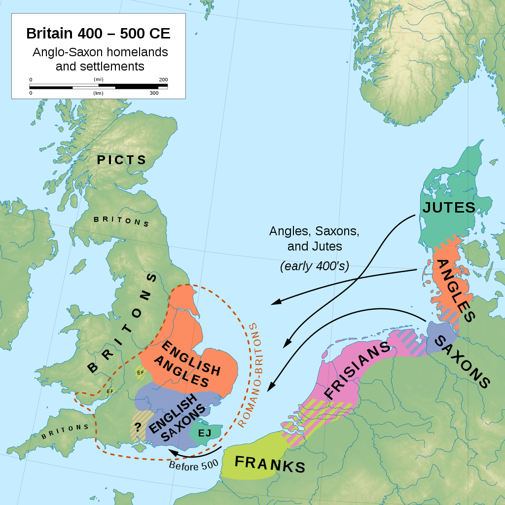 Brittannië in de 5e eeuw