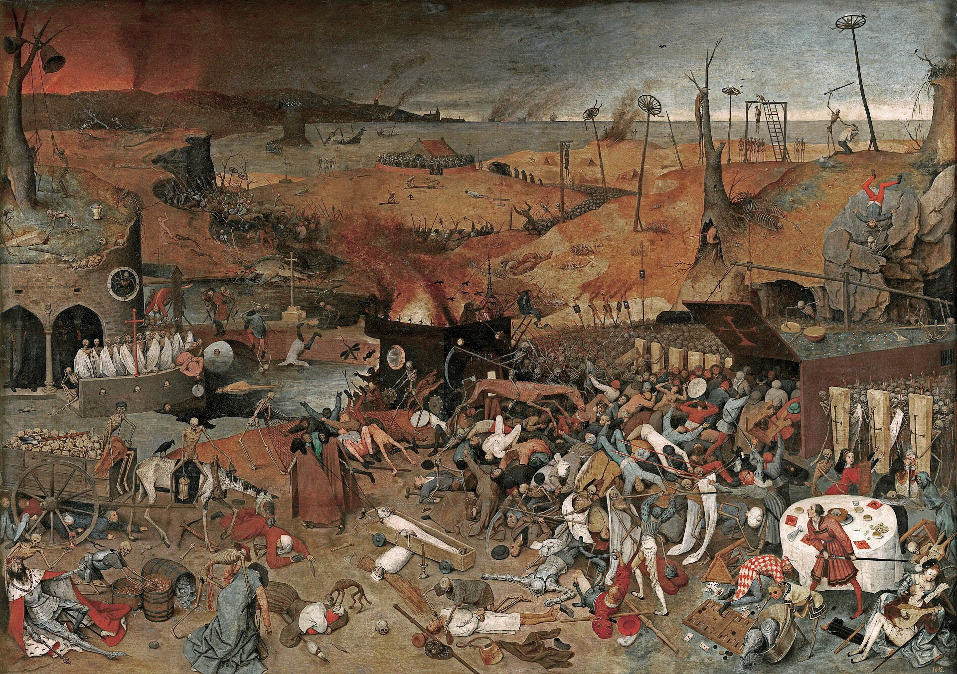 Bruegel’s interpretatie van de pest: ‘De triomf van de dood’