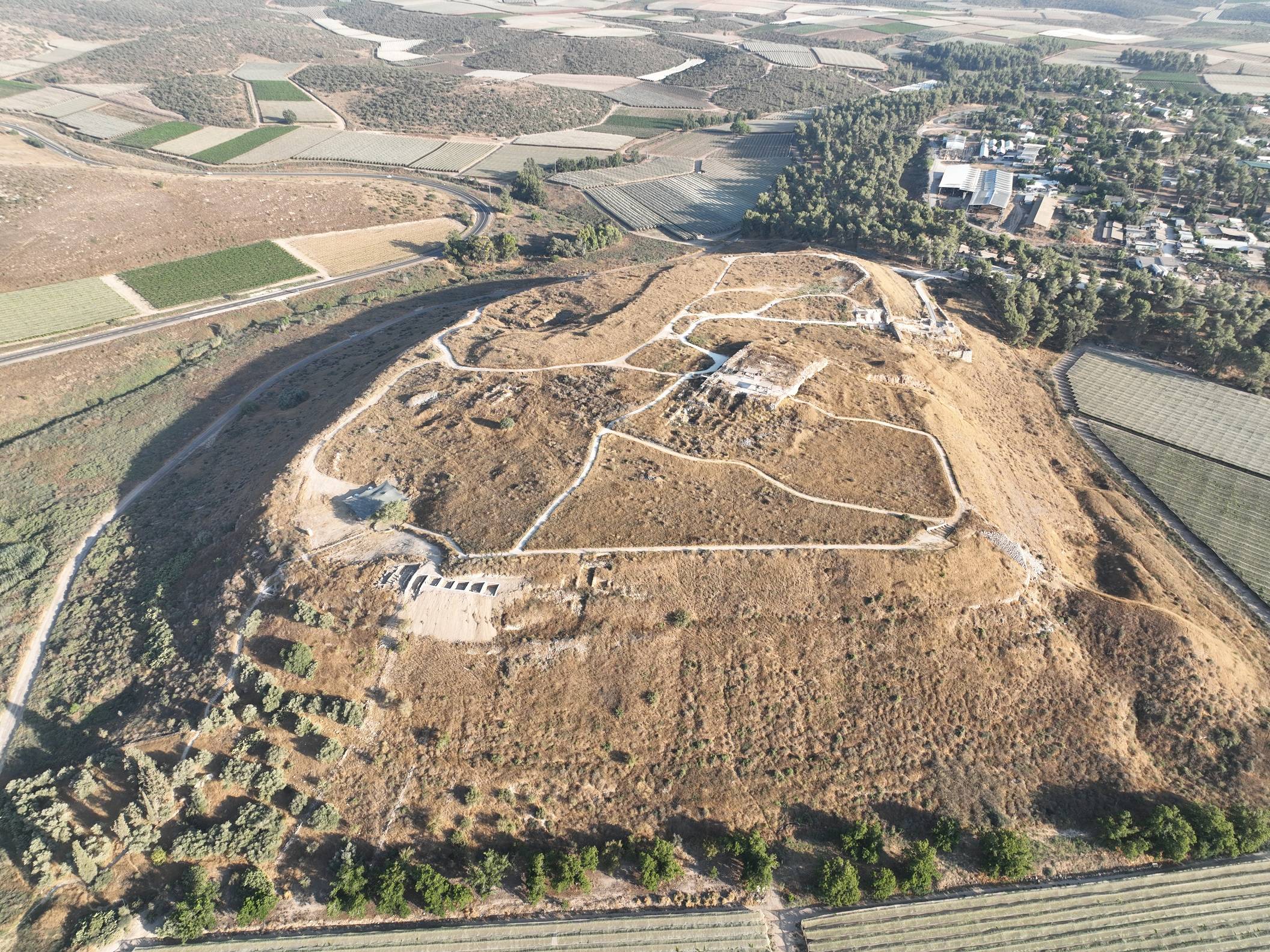Luchtfoto van Tel Lachish