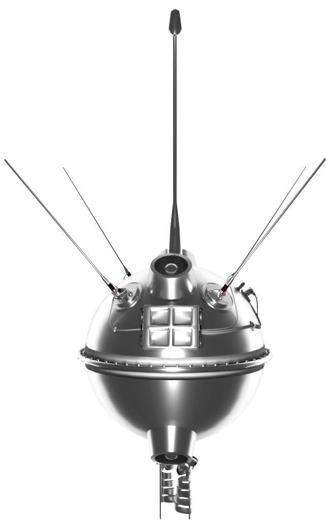 Het model van de Luna 2 sonde