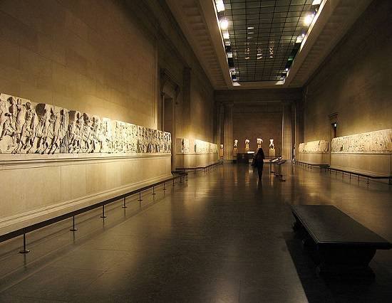 De Parthenonfriezen in het British Museum.